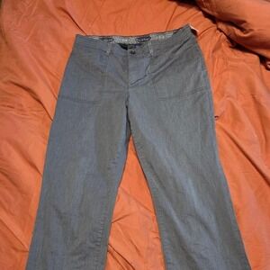 Grey low rise bootcut jeans